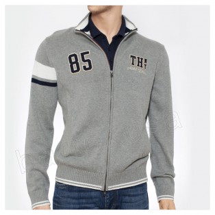 TOMMY HILFIGER MESKI SWETER NA ZAMEK r. L